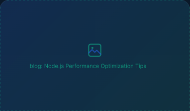 Node.js Performance Optimization Tips